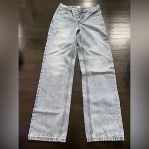 Princess Polly asymmetrical jeans